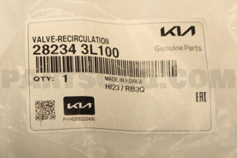 282343L100 VALVE-RECIRCULATION
