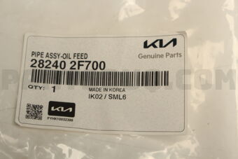 282402F700 PIPE ASSY-OIL FEED