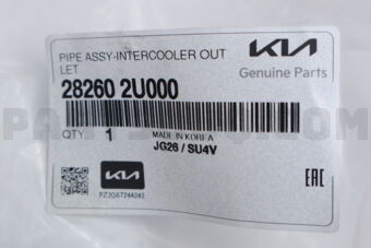 282602U000 PIPE ASSY-INTERCOOLER OUTLET