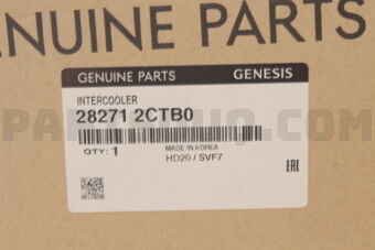 282712CTB0 INTERCOOLER