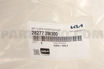 282772M300 AIR GUIDE-INTERCOOLER