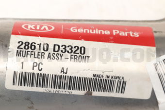 28610D3320 MUFFLER ASSY-FRONT