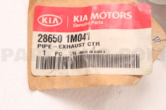 286501M041 PIPE-EXHAUST CTR   *