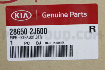 286502J600 PIPE-EXHAUST CTR