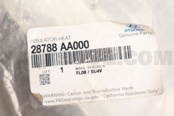 28788AA000 INSULATOR-HEAT
