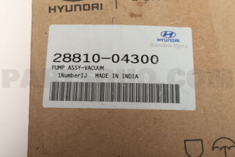 2881004300 PUMP ASSY-VACUUM