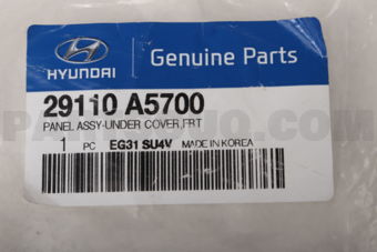 29110A5700 PANEL ASSY-UNDER COVER,FRT