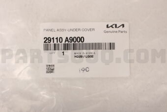 29110A9000 PANEL ASSY-UNDER COVER