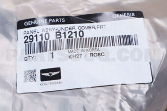 29110B1210 PANEL ASSY-UNDER COVER,FRT