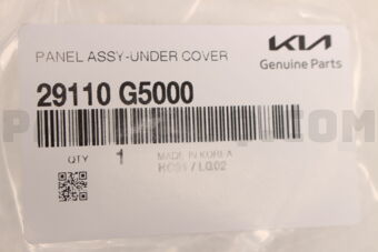 29110G5000 PANELASSY-UNDERCOV