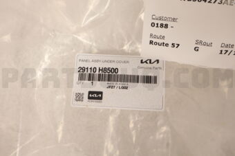 29110H8500 PANEL ASSY-UNDER COVER