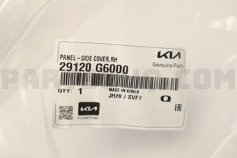 29120G6000 PANEL-SIDECOVERRH