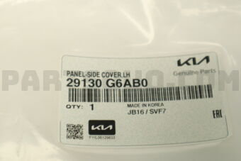 29130G6AB0 PANEL-SIDECOVERLH