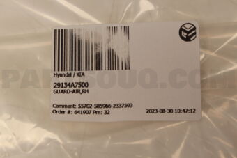 29134A7500 GUARD-AIR,RH