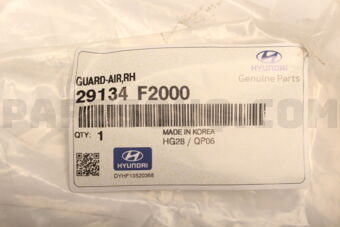 29134F2000 GUARD-AIR,RH