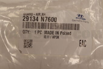 29134N7600 GUARD-AIR,RH