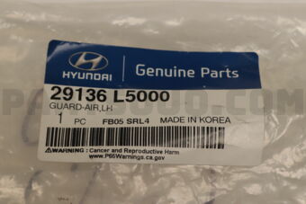29136L5000 GUARD-AIR,LH