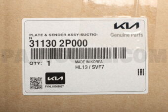 311302P000 PLATE &amp; SENDER ASSY-SUCTION