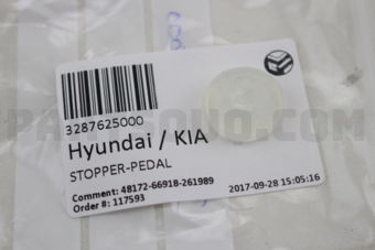3287625000 Hyundai / KIA STOPPER-PEDAL
