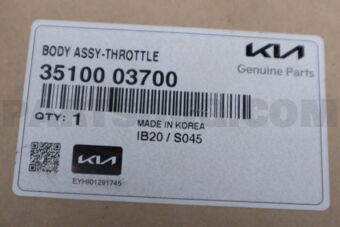 3510003700 Hyundai / KIA BODY ASSY-THROTTLE