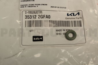 353122GFA0 O-RING(INJECTOR)