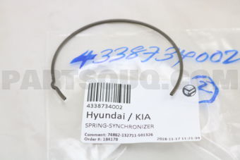 4338734002 SPRING-SYNCHRONIZER