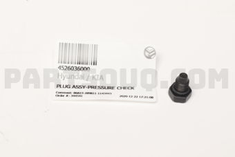 4526036000 PLUG ASSY-PRESSURE CHECK
