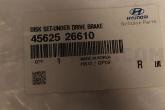 4562526610 DISK SET-U/D BRAKE