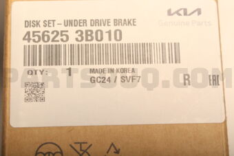 456253B010 DISK SET-UNDER DRIVE BRAKE