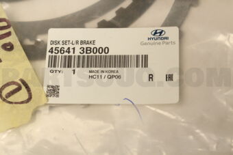 456413B000 DISK SET-L/R BRAKE