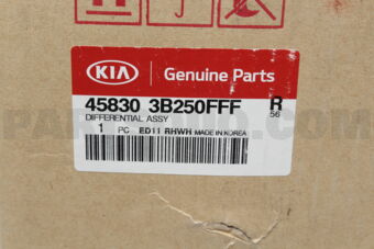 458303B250FFF DIFFERENTIAL ASSY