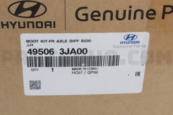 495063JA00 BOOT KIT-FR AXLE DIFF SIDE LH