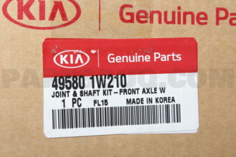 495801W210 JOINT+SHAFT KIT-FR