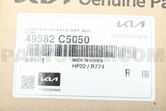 49582C5050 JOINT KIT-FR AXLE DIFF SIDE RH