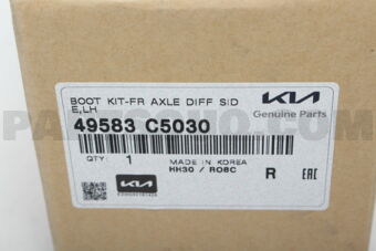 49583C5030 BOOT KIT-FR AXLE DIFF SIDE,LH
