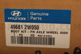 496812W050 BOOT KIT-FR AXLE WS
