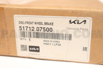 5171207500 DISC BRAKE FRONT