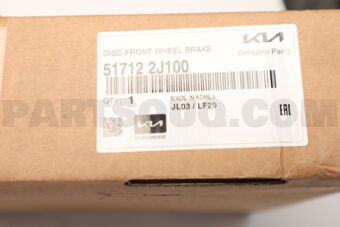 517122J100 DISC BRAKE FRONT