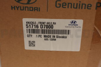 51716D7000 KNUCKLE-FRONT AXLE,RH