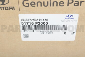 51716F2000 KNUCKLE-FRONT AXLE,RH