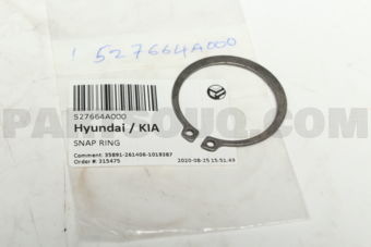 527664A000 SNAP RING