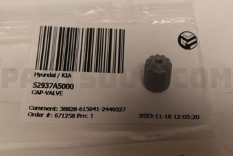 52937A5000 CAP-VALVE