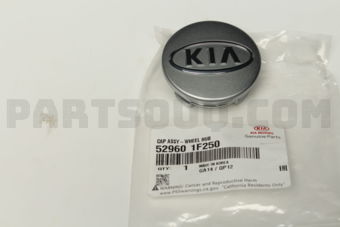 529601F250 CAP ASSY-WHEEL HUB