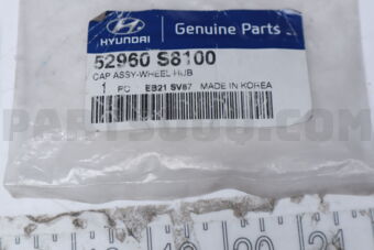 52960S8100 CAP ASSY-WHEEL HUB