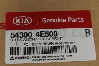 543004E500 SHOCK ABSR-ASSY-FR