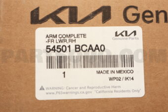 54501BCAA0 ARMCOMPLETE-FRLWR