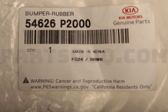 54626P2000 BUMPER-RUBBER
