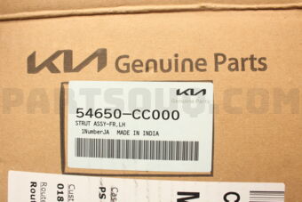 54650CC000 STRUT ASSY-FR,LH