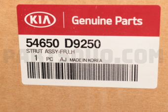 54650D9250 STRUT ASSY-FR,LH