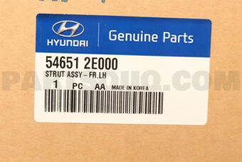 546512E000 STRUT ASSY-FR LH